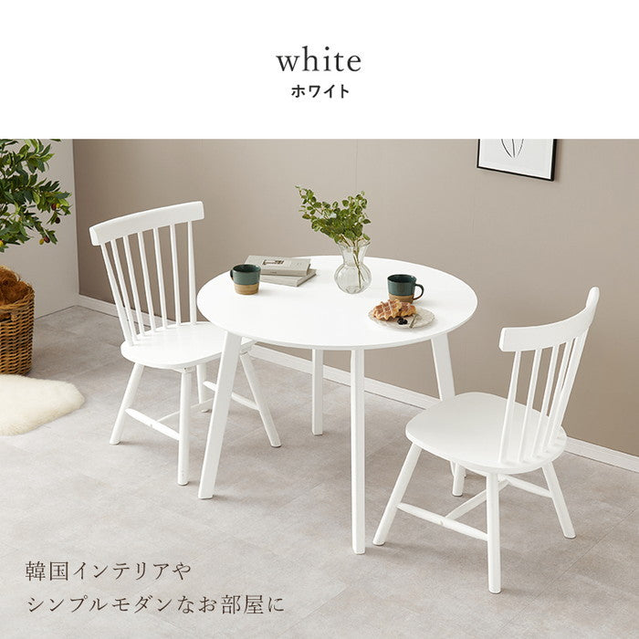 ダイニング 3点セット SH-8640-42-LBR-3S テーブル:(約)幅90×奥行90×高さ70cm チェア:(約)幅50×奥行55×高さ85×座面高42cm hgs-3000002662の画像