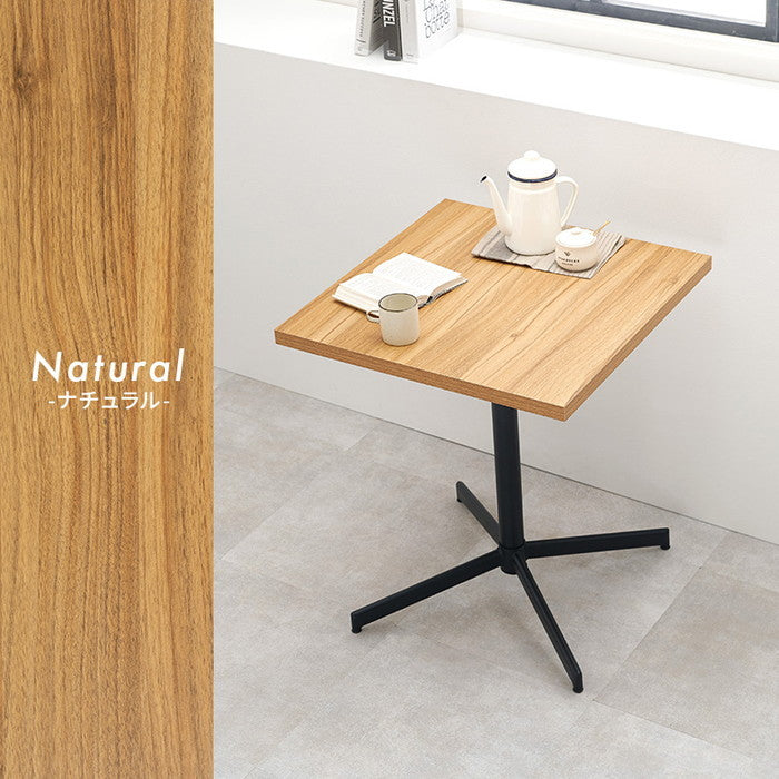 テーブル＆チェア3点セット LT-4930DBR-34BK-S テーブル:(約)幅60×奥行60×高さ70cm チェアー:(約)幅48×奥行56×高さ84.5×座面高43cm hgs-3000003070の画像