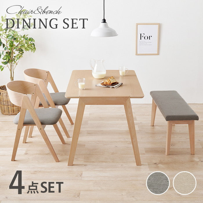 ダイニング ４点セット MI-860937-4S テーブル: 幅120×奥行75×高さ70cm hgs-3000003217の画像