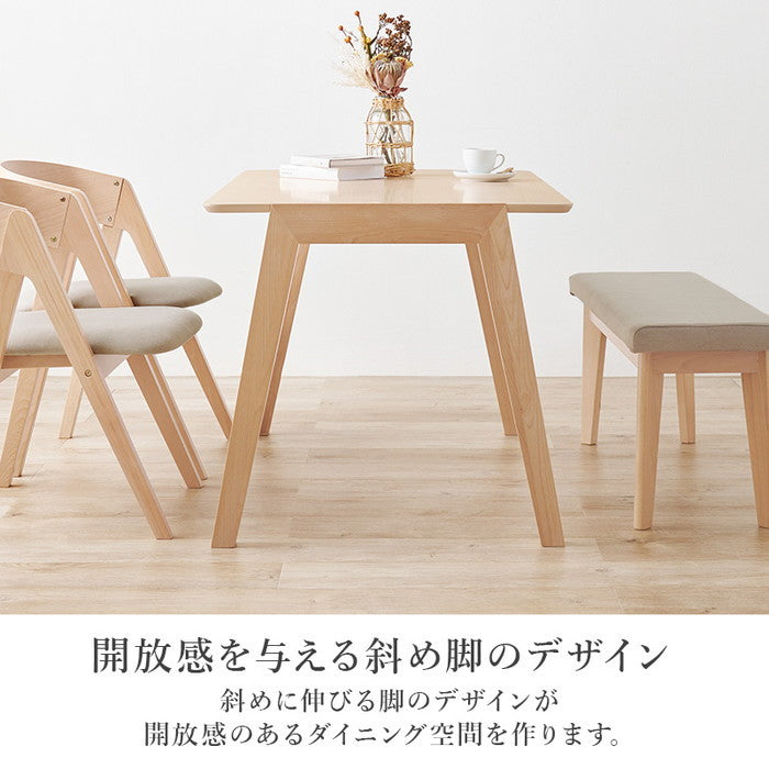 ダイニング ４点セット MI-860937-4S テーブル: 幅120×奥行75×高さ70cm hgs-3000003217の画像