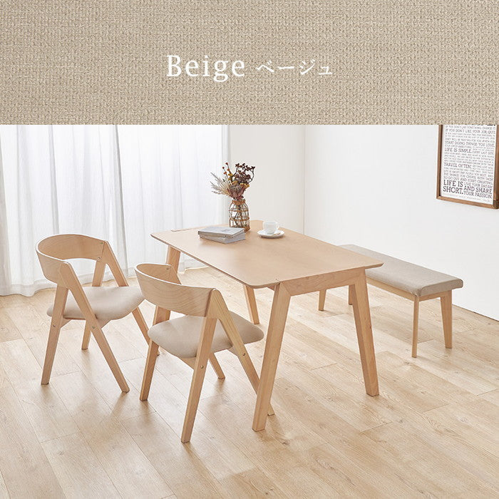 ダイニング ４点セット MI-860937-4S テーブル: 幅120×奥行75×高さ70cm hgs-3000003217の画像