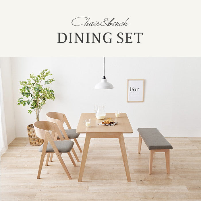 ダイニング ４点セット MI-860937-4S テーブル: 幅120×奥行75×高さ70cm hgs-3000003217の画像