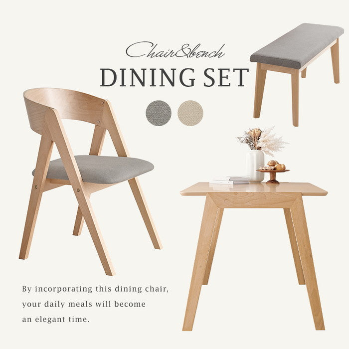 ダイニング ４点セット MI-860937-4S テーブル: 幅120×奥行75×高さ70cm hgs-3000003217の画像