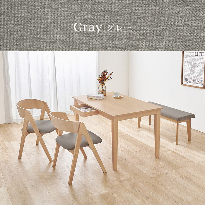 ダイニング ４点セット MI-861037-4S テーブル: 幅120×奥行75×高さ70cm hgs-3000003221の画像