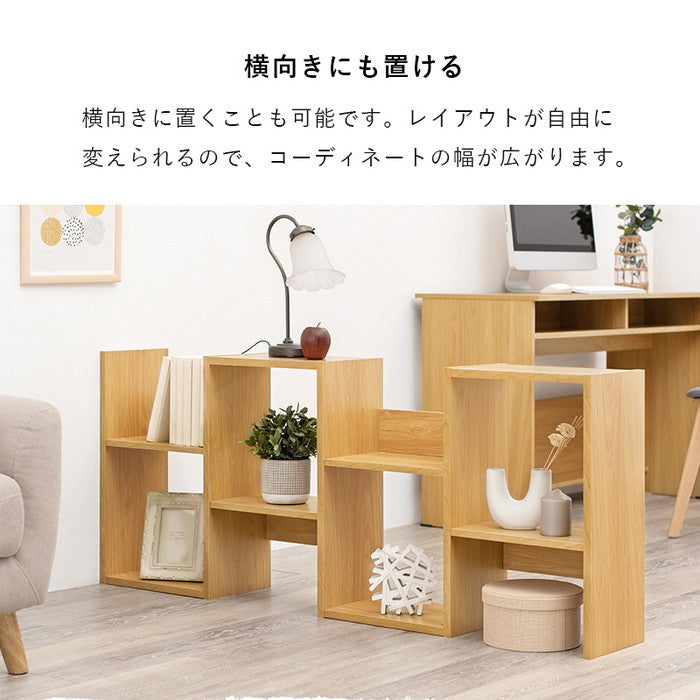 ディスプレイラック RCC-1601 幅62×奥行28×高さ140cm hgs-3000003476の画像