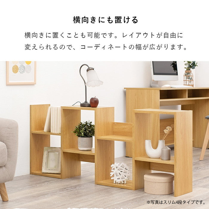 ディスプレイラック RCC-1603 幅90×奥行28×高さ140cm hgs-3000003483の画像