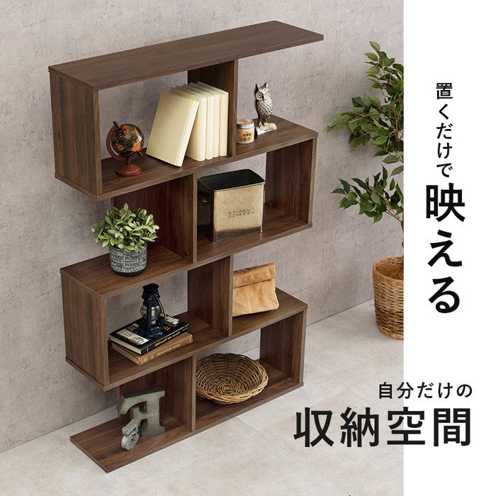 ディスプレイラック RCC-1603 幅90×奥行28×高さ140cm hgs-3000003483の画像