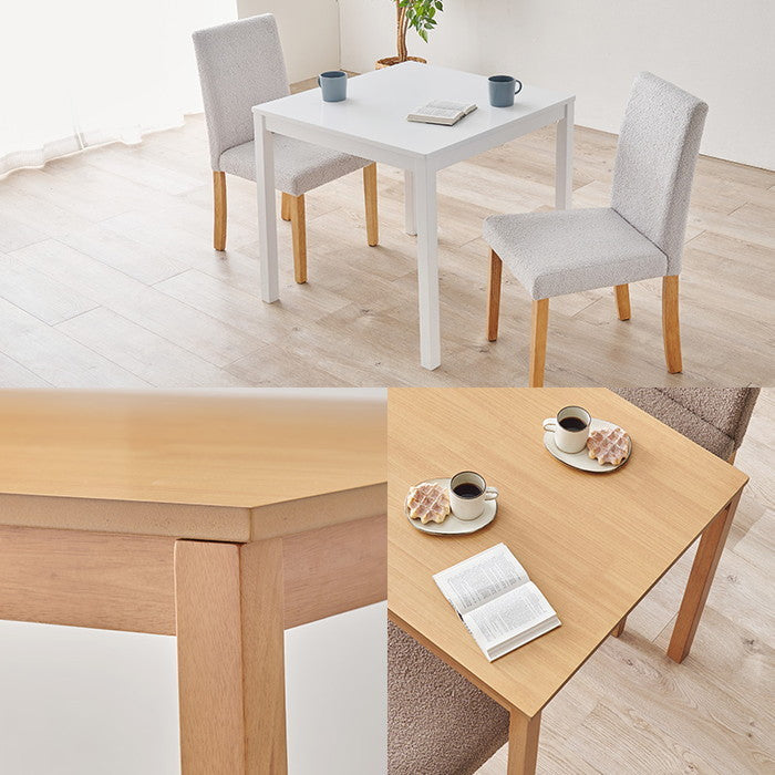 ダイニング ３点セット（ブークレ） SH-8620-8520M-3S テーブル: 幅75×奥行75×高さ72cm hgs-3000003820の画像