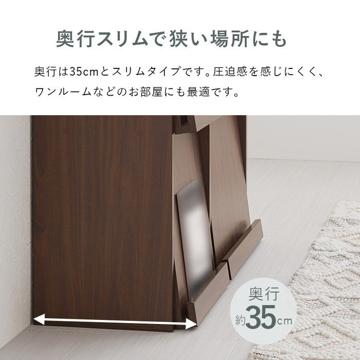 フラップ式ディスプレイラック（2台組） RCC-1716-2S 幅85×奥行35×高さ85cm/1台 hgs-3000003871の画像