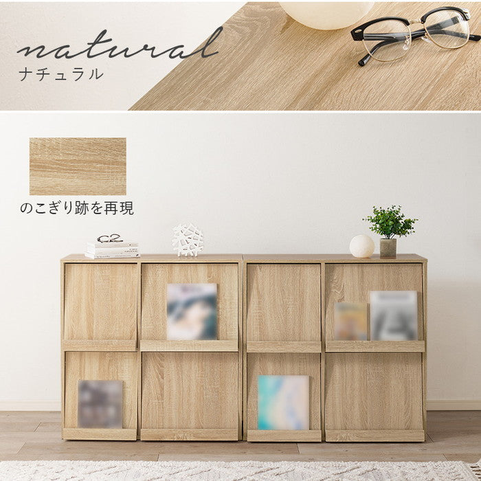 フラップ式ディスプレイラック（2台組） RCC-1716-2S 幅85×奥行35×高さ85cm/1台 hgs-3000003871の画像