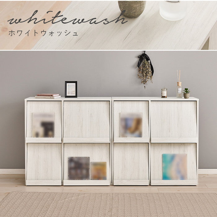 フラップ式ディスプレイラック（2台組） RCC-1716-2S 幅85×奥行35×高さ85cm/1台 hgs-3000003871の画像