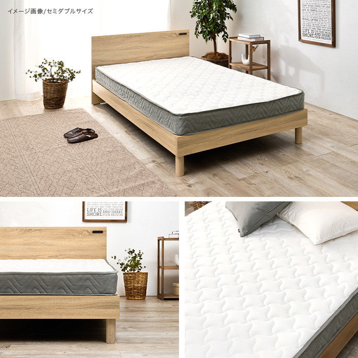 マットレス シングル(ボンネル） KM-3301S 幅97×奥行195×高さ14.5cm hgs-3000003884の画像