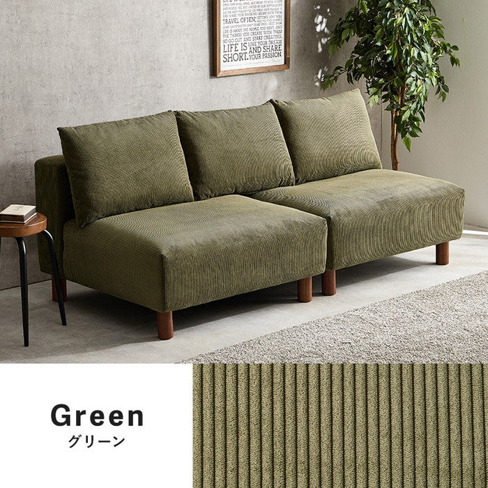 ソファ ニコス2P 幅180×奥行84×高さ72/61.5×座面高37/26.5cm hgs-3000003891の画像