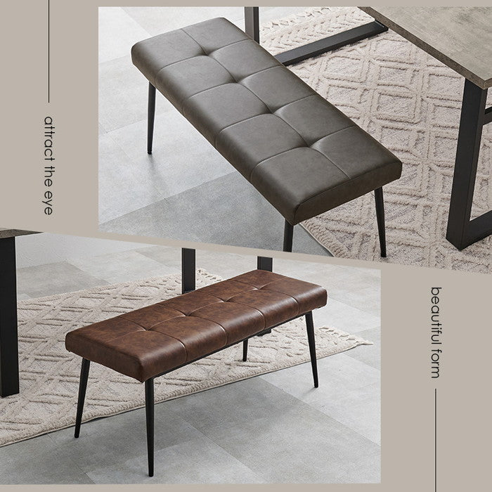 ダイニング ベンチ MV-8652 幅100×奥行38×高さ42×座面高42cm hgs-3000003914の画像