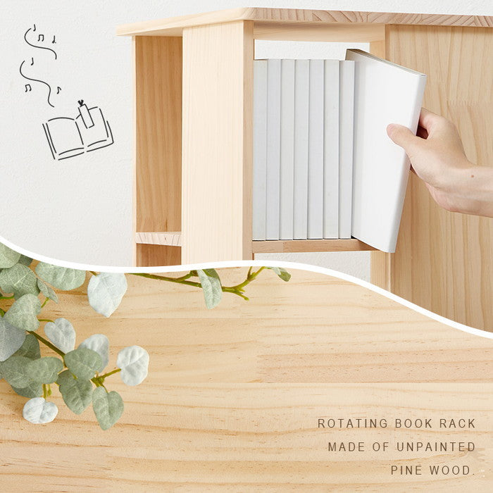 角回転ラック MUD-6424 幅34×奥行34×高さ73cm hgs-3000003918の画像