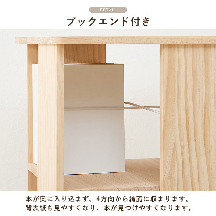 角回転ラック MUD-6425 幅34×奥行34×高さ119cm hgs-3000003919の画像