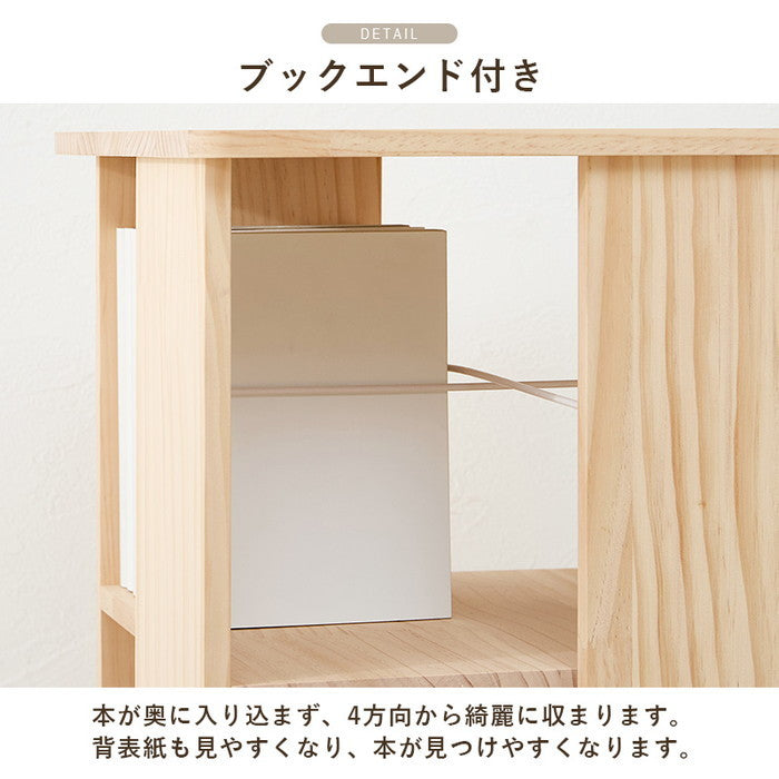 角回転ラック MUD-6426 幅34×奥行34×高さ166cm hgs-3000003920の画像