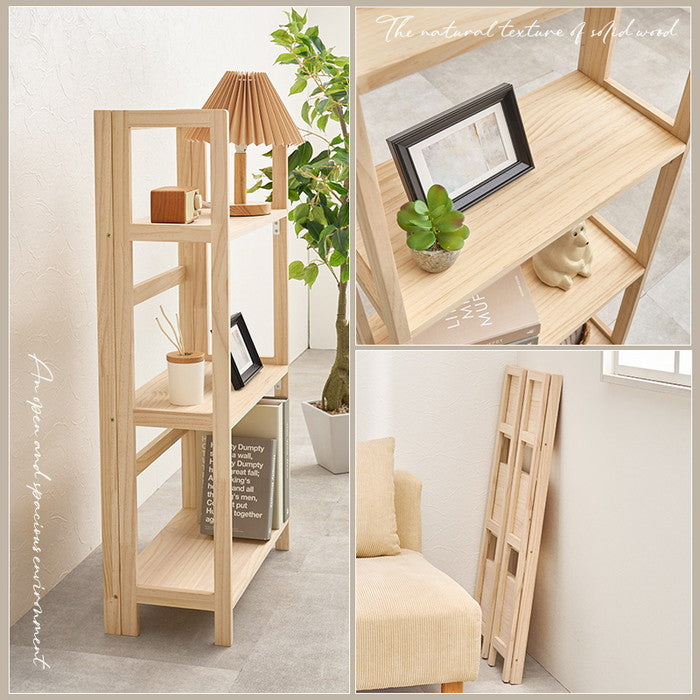 折りたたみラック MCC-6465 幅50×奥行24×高さ95cm hgs-3000003923の画像