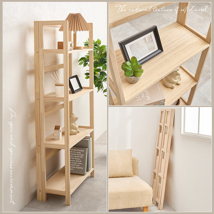 折りたたみラック MCC-6466 幅50×奥行24×高さ128cm hgs-3000003924の画像