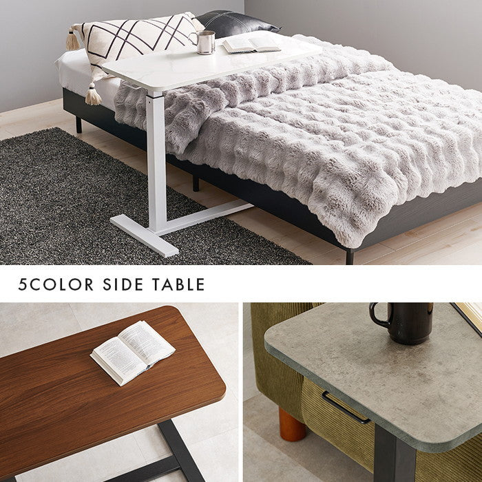 昇降サイドテーブル KT-3179 幅80×奥行40×高さ65?94cm hgs-3000003993の画像