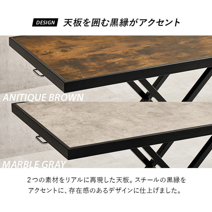 昇降テーブル KT-3185 幅100?107×奥行55×高さ70.5?11cm hgs-3000004003の画像