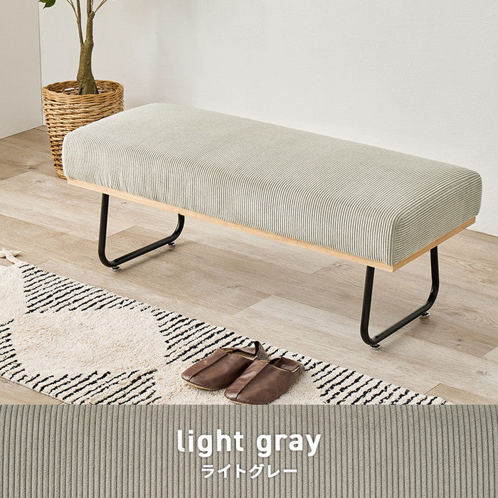 ベンチ LSF-4447-BN 幅105×奥行44×高さ39×座面高39cm hgs-3000004027の画像