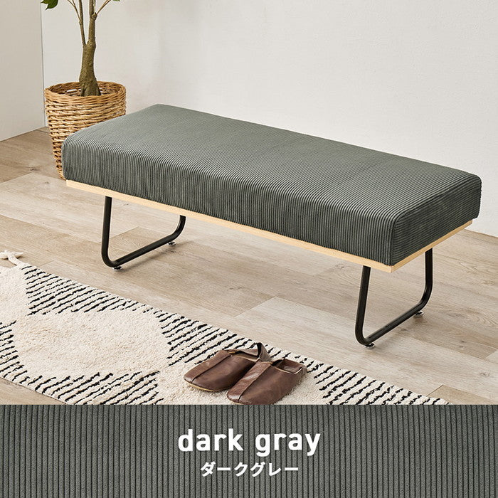 ベンチ LSF-4447-BN 幅105×奥行44×高さ39×座面高39cm hgs-3000004027の画像