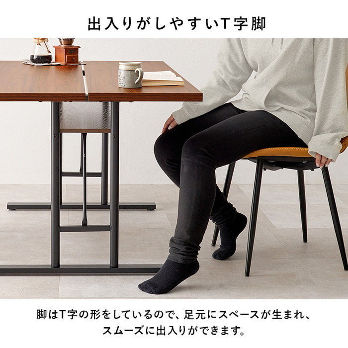 ダイニング ４点セット LT-4770-44-4S テーブル: 幅138×奥行80×高さ70cm hgs-3000004035の画像