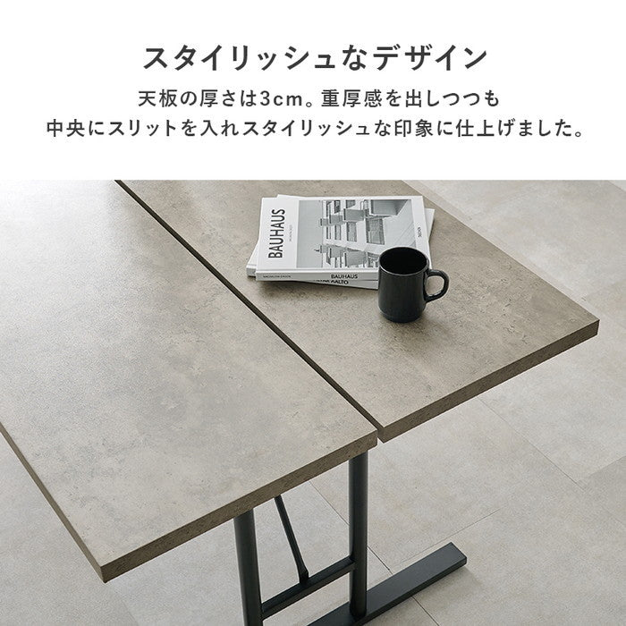 ダイニング ３点セット（右肘） LT-4770ロイス右肘S テーブル: 幅138×奥行80×高さ70cm hgs-3000004108の画像