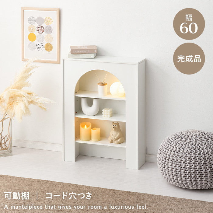 マントルピース MCC-6898 幅60×奥行20×高さ80cm hgs-3000004130の画像