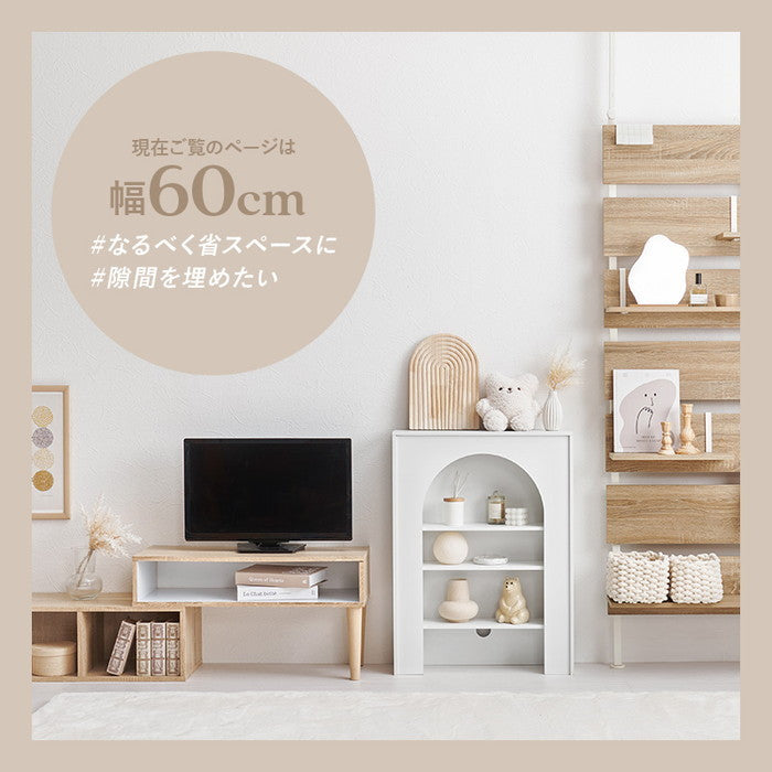 マントルピース MCC-6898 幅60×奥行20×高さ80cm hgs-3000004130の画像