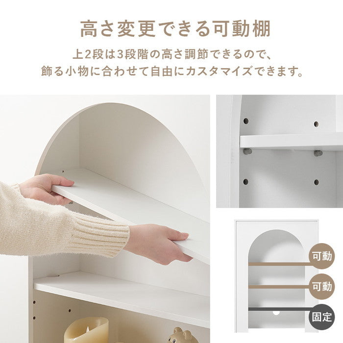 マントルピース MCC-6898 幅60×奥行20×高さ80cm hgs-3000004130の画像