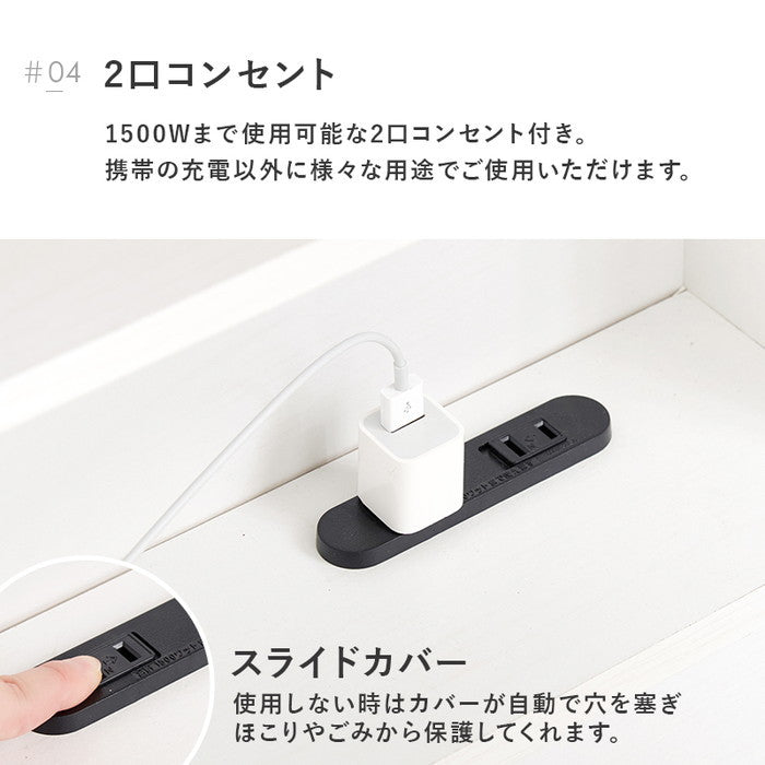 引出し付シングルベッド RB-1541 幅98×奥行211.5×高さ76×床面高29cm hgs-3000004173の画像