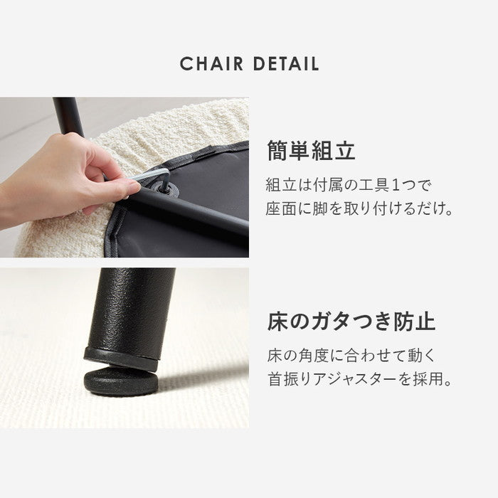 テーブル＆チェア３点セット LT-4931-49-3S テーブル: 幅65×奥行65×高さ70cm hgs-3000004233の画像