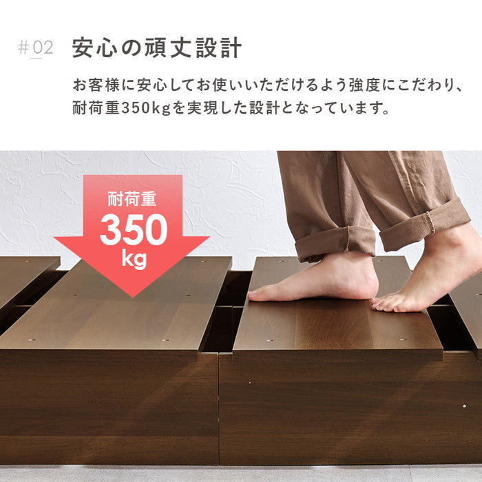 シングルベッド WB-7900S 幅120×奥行200.5×高さ18cm hgs-3000004238の画像