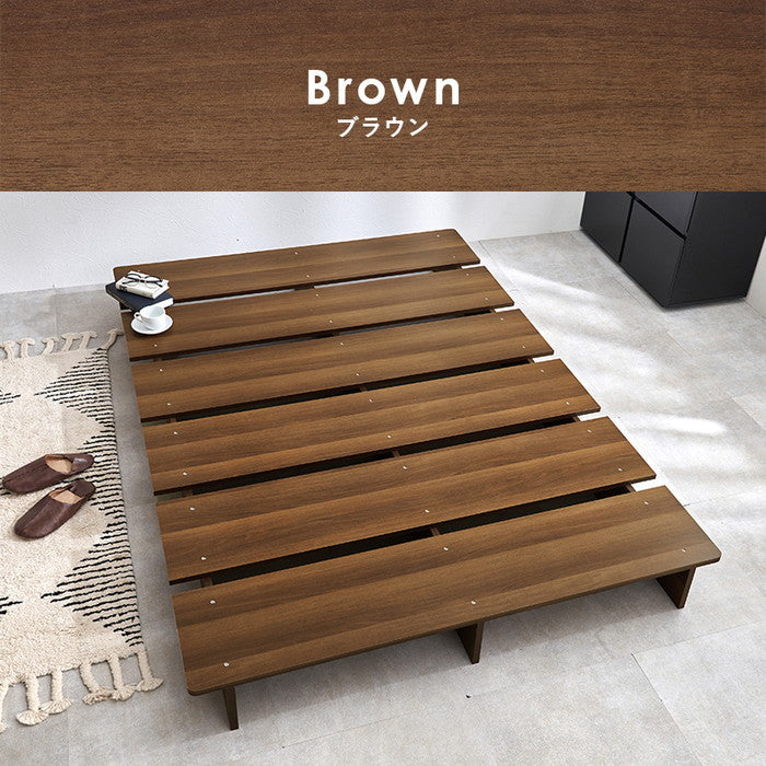 セミダブルベッド WB-7900SD 幅140×奥行200.5×高さ18cm hgs-3000004240の画像