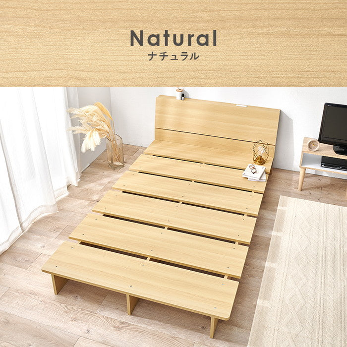 シングルベッド WB-7901S 幅120×奥行215.5×高さ60.5×床面高18cm hgs-3000004242の画像