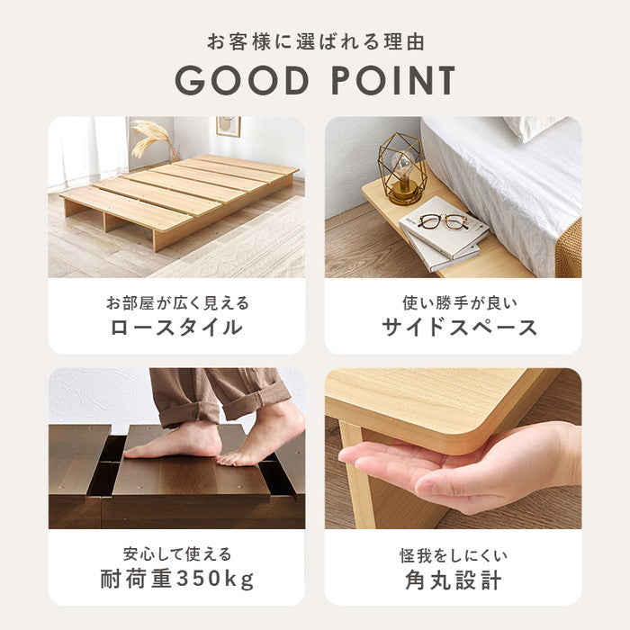 マットレス付 シングルベッド WB-7900S3301 ベッド: 幅120×奥行200.5×高さ18cm hgs-3000004248の画像