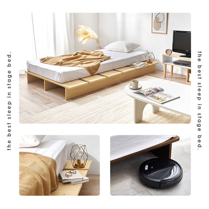 マットレス付 シングルベッド WB-7900S3301 ベッド: 幅120×奥行200.5×高さ18cm hgs-3000004248の画像