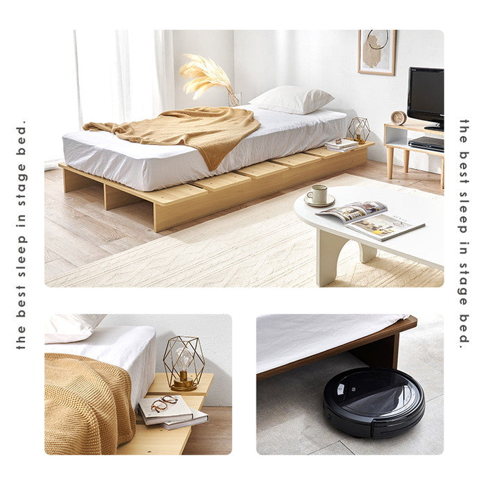 マットレス付 シングルベッド WB-7900S3302 ベッド: 幅120×奥行200.5×高さ18cm hgs-3000004256の画像