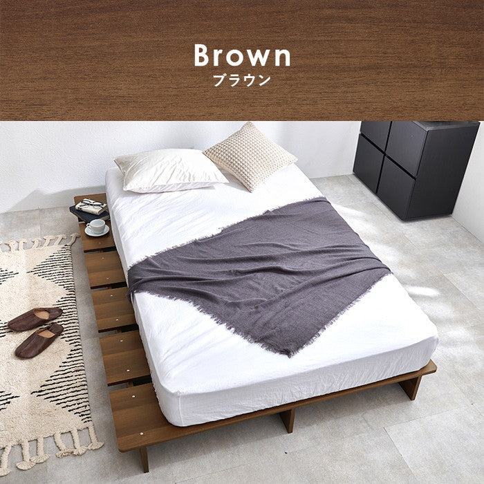 マットレス付 セミダブルベッド WB-7900SD3302 ベッド: 幅140×奥行200.5×高さ18cm hgs-3000004258の画像