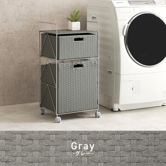 ランドリー RAN-2457 幅40×奥行35×高さ80cm hgs-3000004270の画像