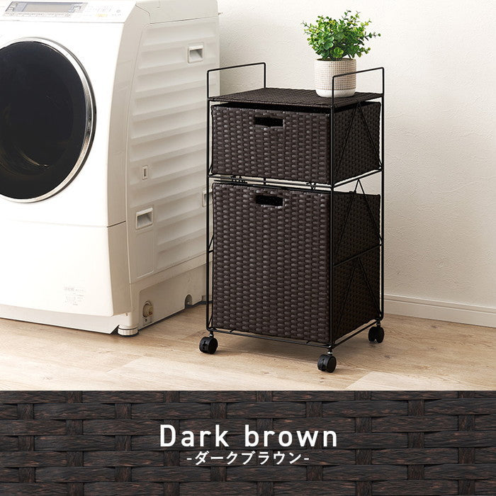 ランドリー RAN-2457 幅40×奥行35×高さ80cm hgs-3000004270の画像