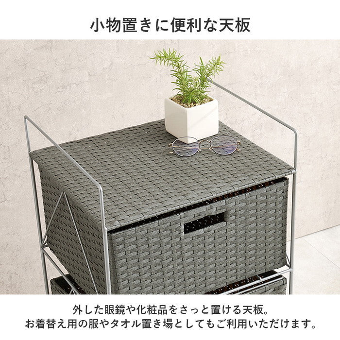 ランドリー RAN-2457 幅40×奥行35×高さ80cm hgs-3000004270の画像