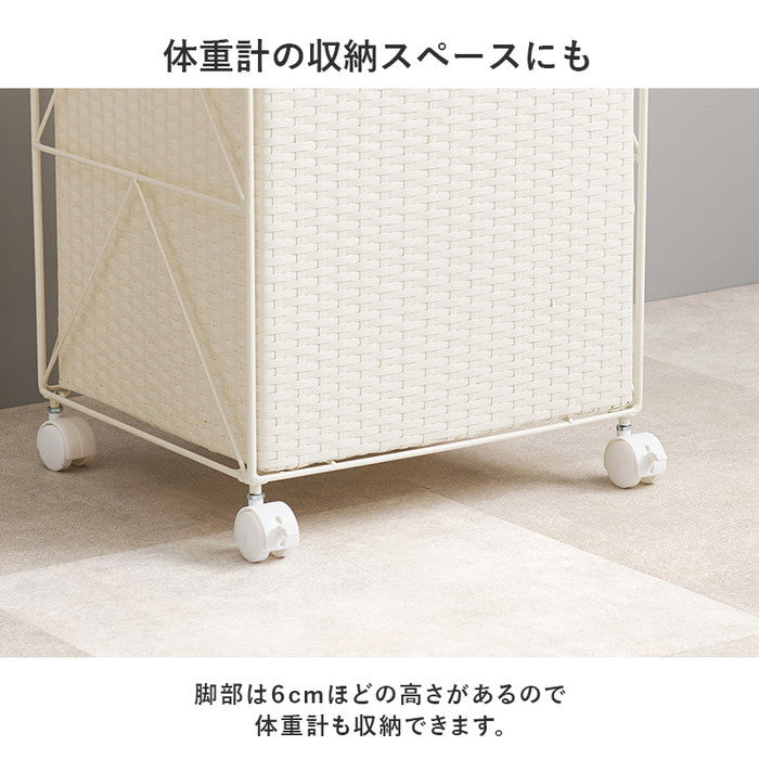 ランドリー RAN-2457 幅40×奥行35×高さ80cm hgs-3000004270の画像