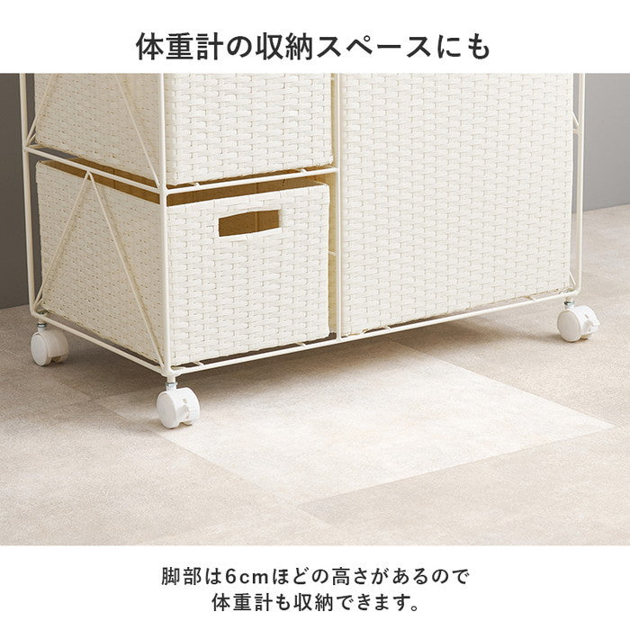 ランドリー RAN-2458 幅65×奥行35×高さ80cm hgs-3000004273の画像