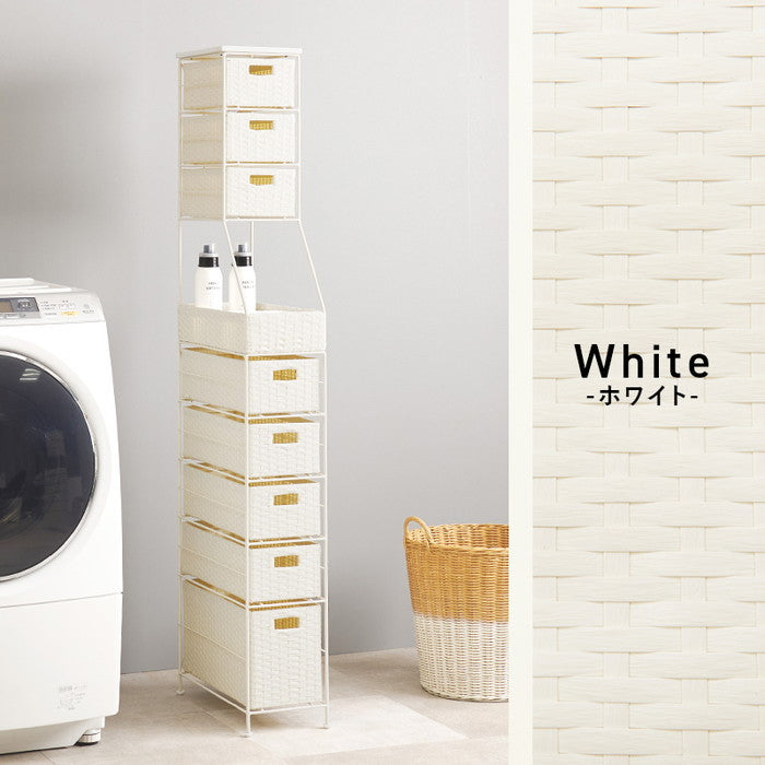 ランドリーチェスト RAN-2460 幅20×奥行45×高さ154cm hgs-3000004279の画像