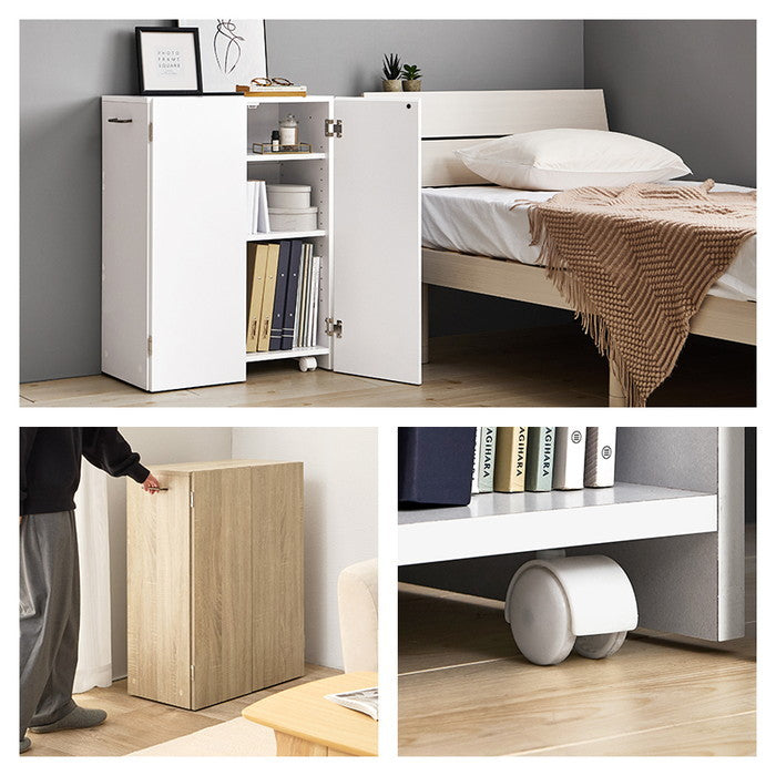 ブックシェルフ VKB-7277 幅60(取手含む63）×奥行32×高さ80cm hgs-3000004297の画像