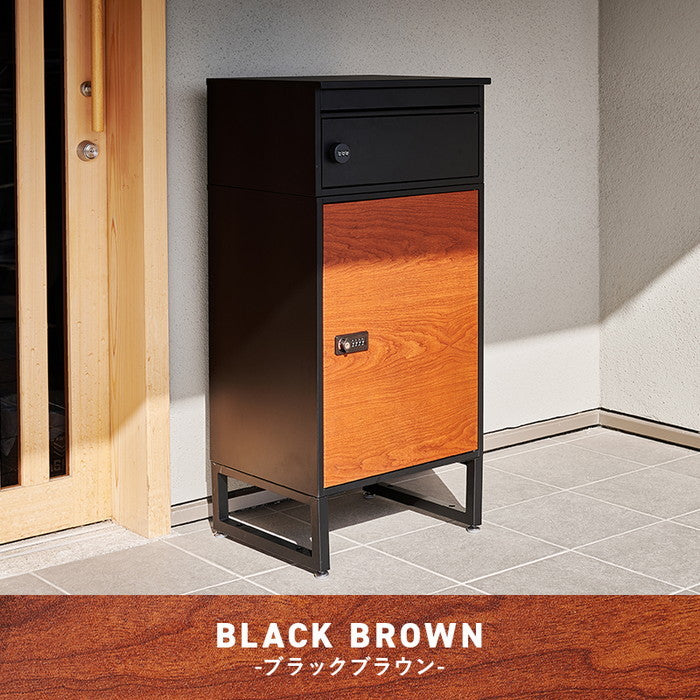 宅配ボックス LPS-4991 幅45×奥行39×高さ96cm hgs-3000004336の画像