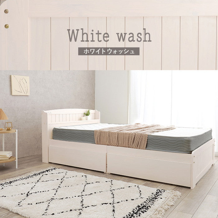 マットレス付 セミダブルベッド MB-5039SD3302 ベッド: 幅124×奥行210×高さ78×座面高34cm hgs-3000004654の画像